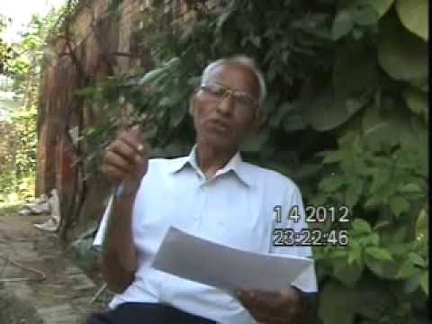 Video thumbnail: Dr P L Rao expressing his views for Shyam Sadhu at Geetanjali Garden